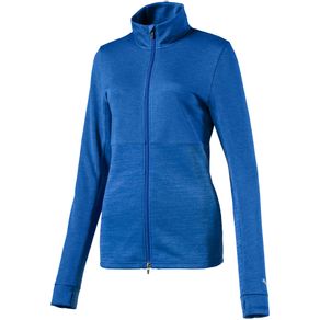 Puma Women\'s Heather Full Zip 2156791-Nebulas Blue Heather  Size sm, nebulas blue heather