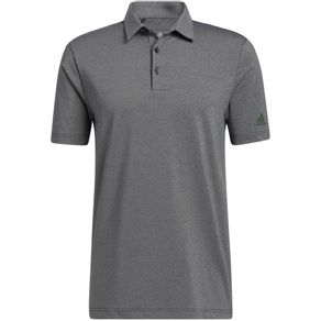 adidas Men\'s Ultimate365 Heather Polo 2158700-Black Melange  Size lg, black melange