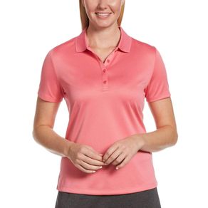 Callaway Women\'s Swing Tech Solid Knit Polo 2158796-Camelia Rose  Size xs, camelia rose