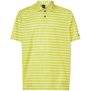 Oakley Men\'s Step Shade Stripe RC Polo 2160409-Sunny Lime  Size xl, sunny lime