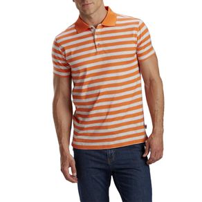 Bobby Jones Men\'s R18 Lux Cotton Unity Jacquard Polo 2162010-Spark Orange  Size md, spark orange