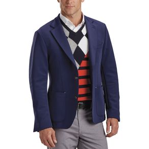 Bobby Jones Men\'s Rule18 Tech Jersey Blazer Jacket 2162273-Navy  Size md, navy