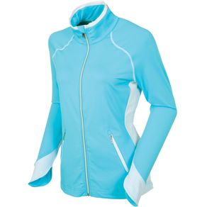 Sunice Women\'s Esther SuperliteFX Stretch Jacket 2162791-Blue Water/Pure White  Size md, blue water/pure white