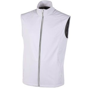 Galvin Green Me\'s Lionel Full Zip Vest 2164354-White  Size xl, white