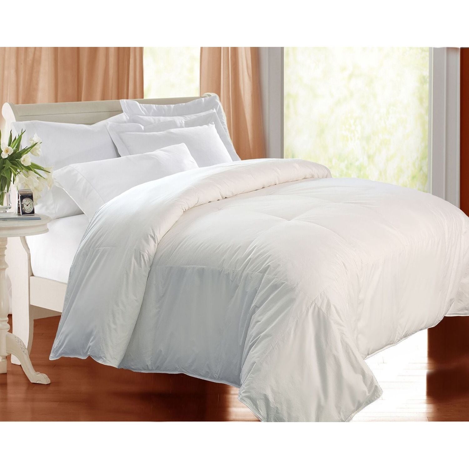 kathy ireland Eco Unbleached Cotton Down Comforter