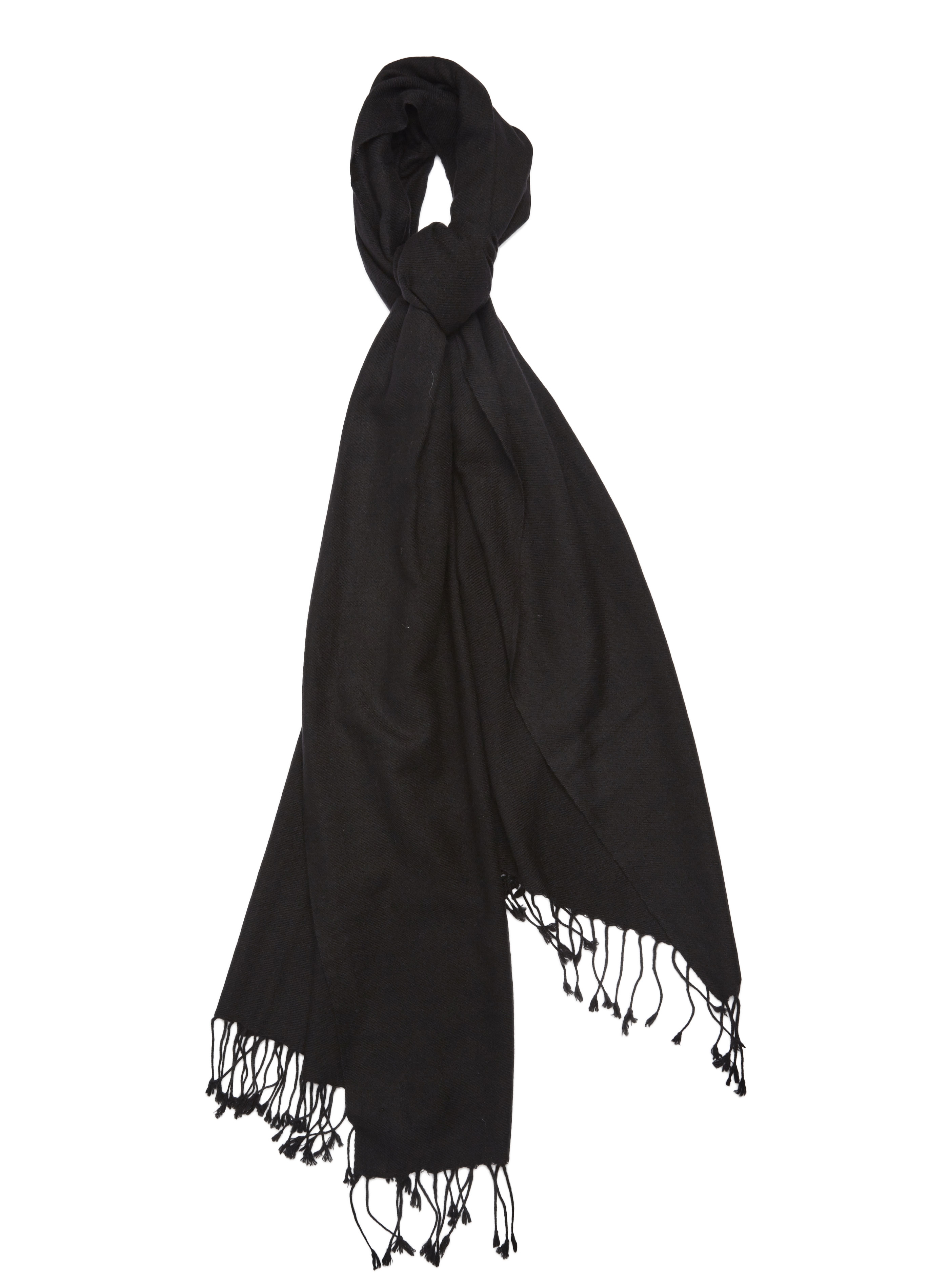 Pure Cashmere Shawl (Black)