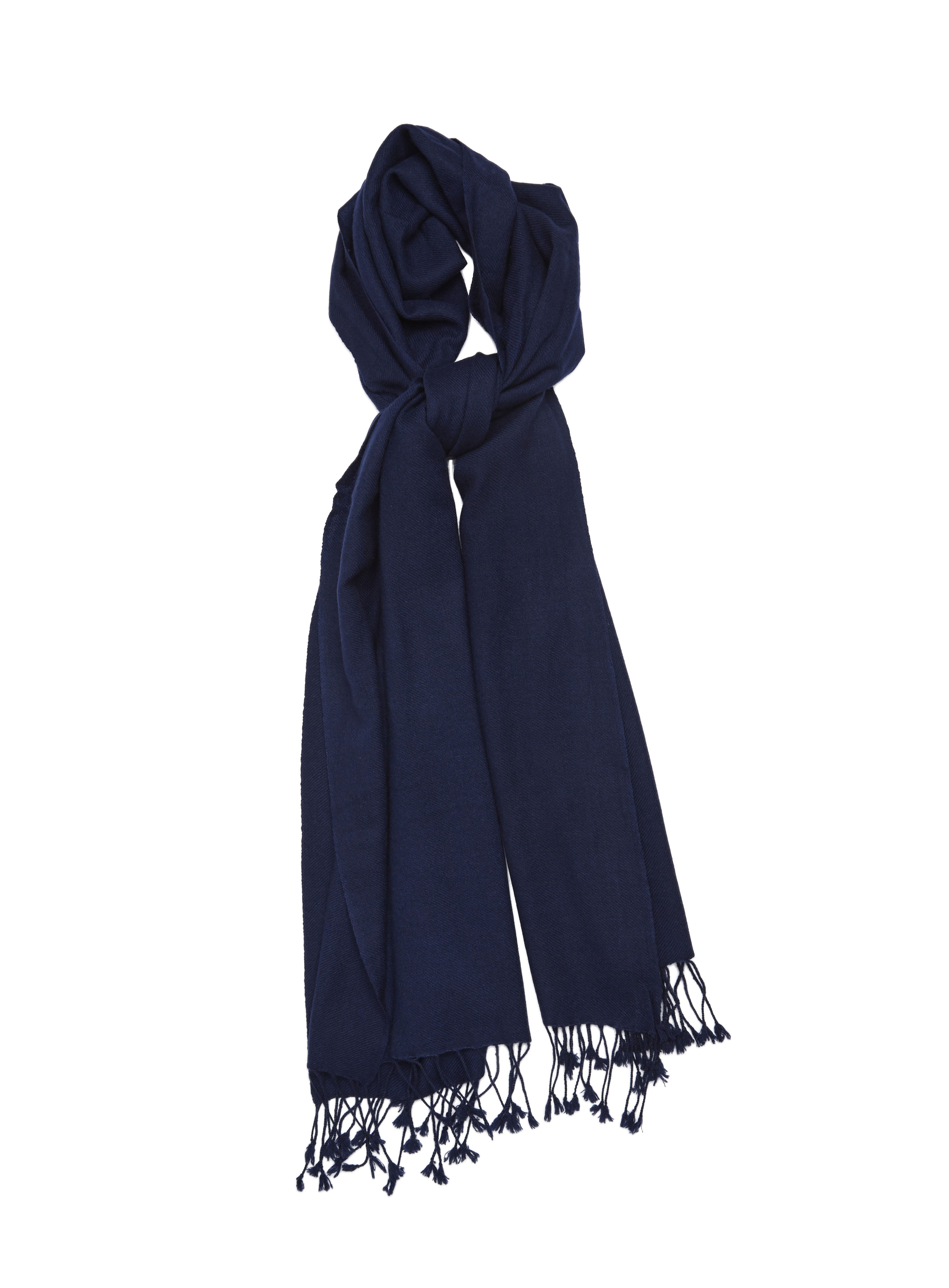 Pure Cashmere Shawl (Navy)