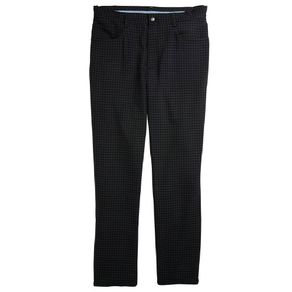 FootJoy Men\'s 5-Pocket Plaid Pants 3005922-Charcoal Plaid  Size 30/30, charcoal plaid