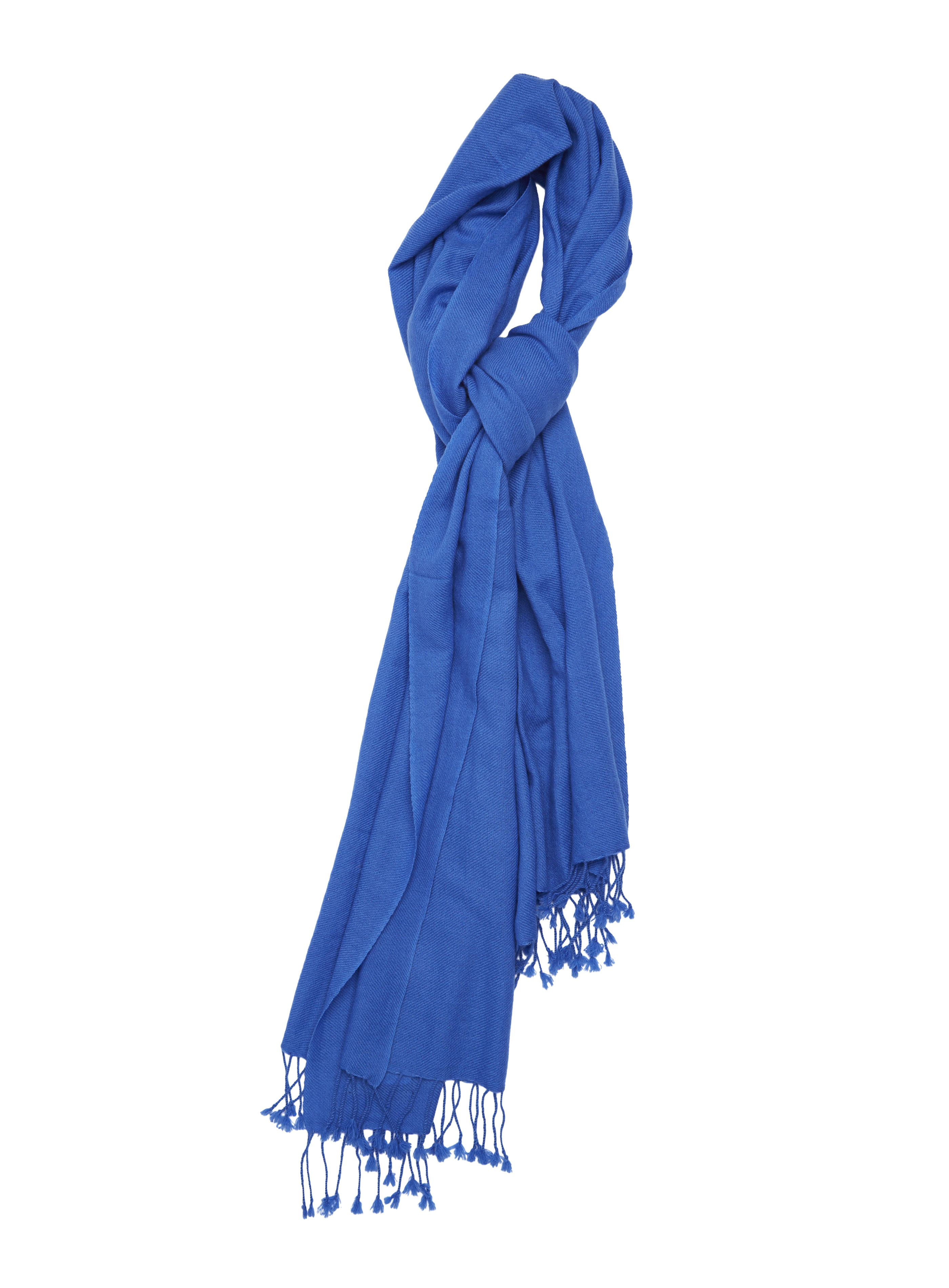 Pure Cashmere Shawl (Blue Sapphire)