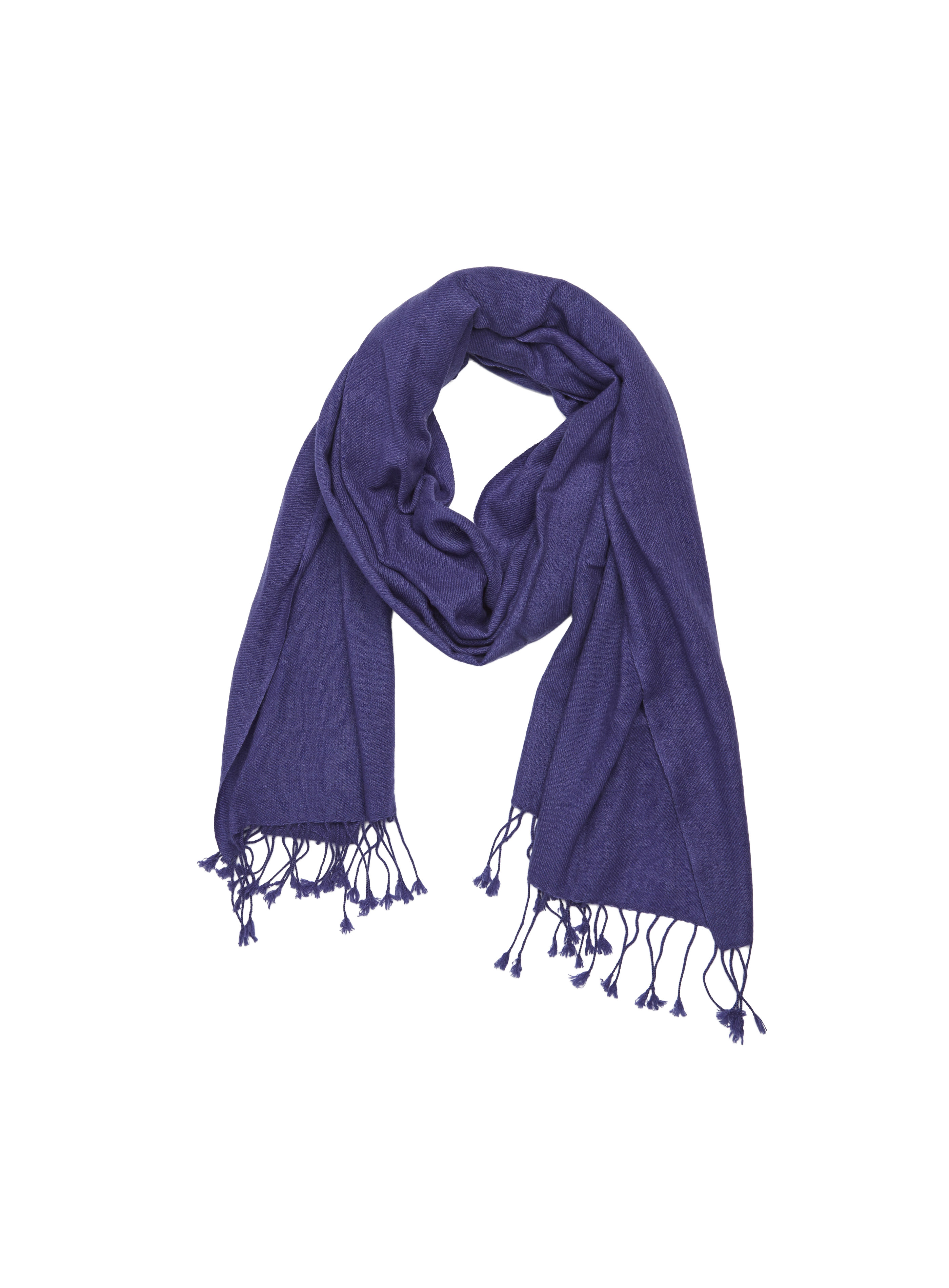 Pure Cashmere Shawl (Purple Iris)