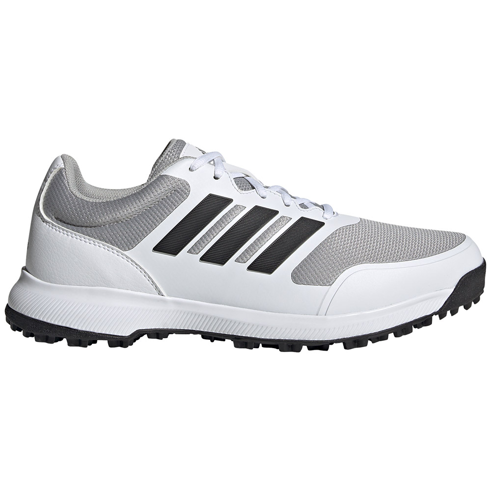 adidas Men\'s Tech Response Spikeless Golf Shoes  Size 15, White/Core Black/Gray Two