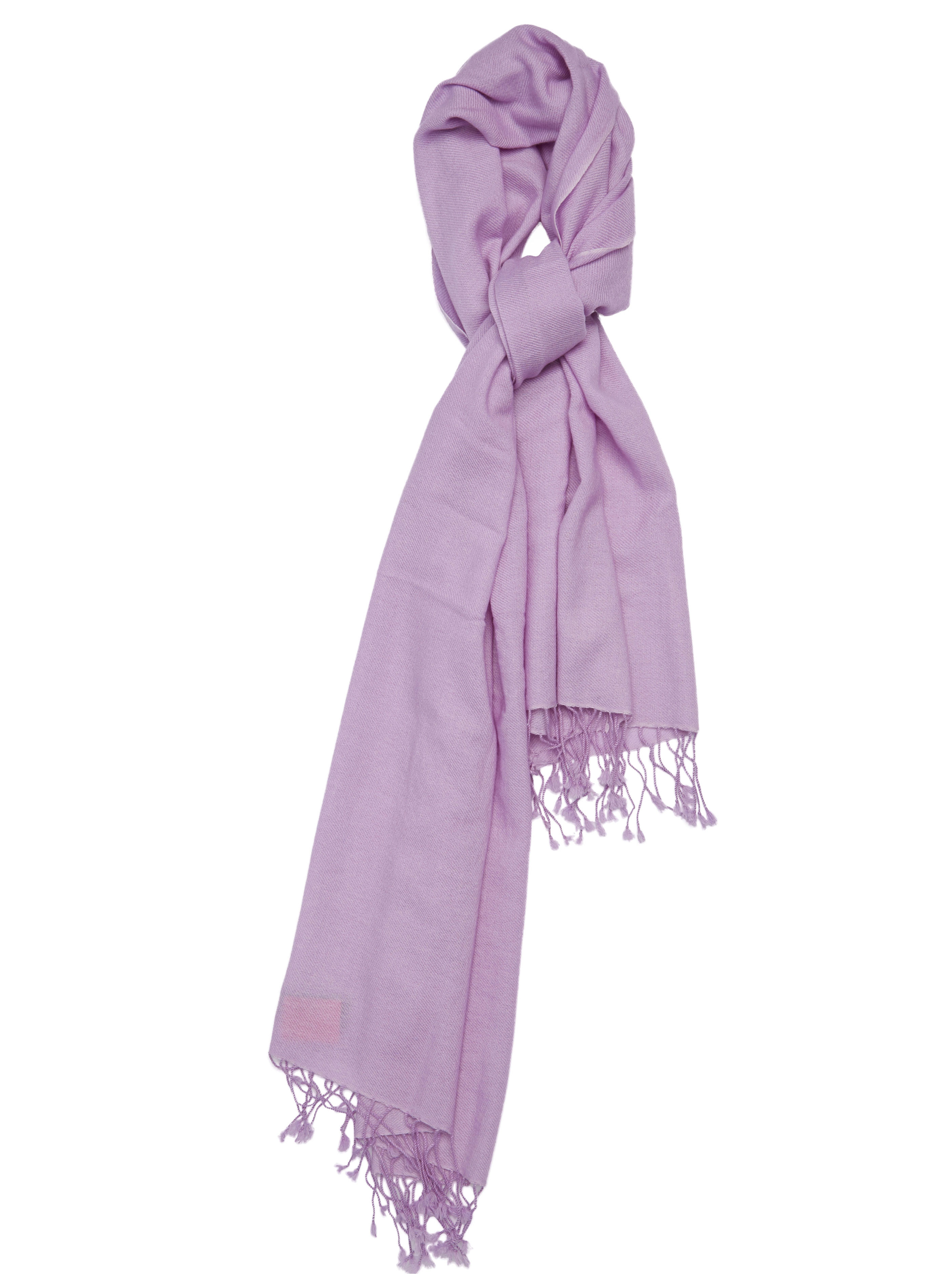 Pure Cashmere Shawl (Faded Lilac)