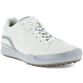 ECCO Biom Hybrid 1 Golf Shoes 3018960-White/Silver Metallic/White  Size euro39, white/silver metallic/white