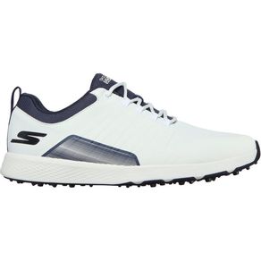 Skechers Men\'s GO GOLF Elite 4-Victory Spikeless Golf Shoes 301 Size 9527-White/Navy  Size 9 M, white/navy