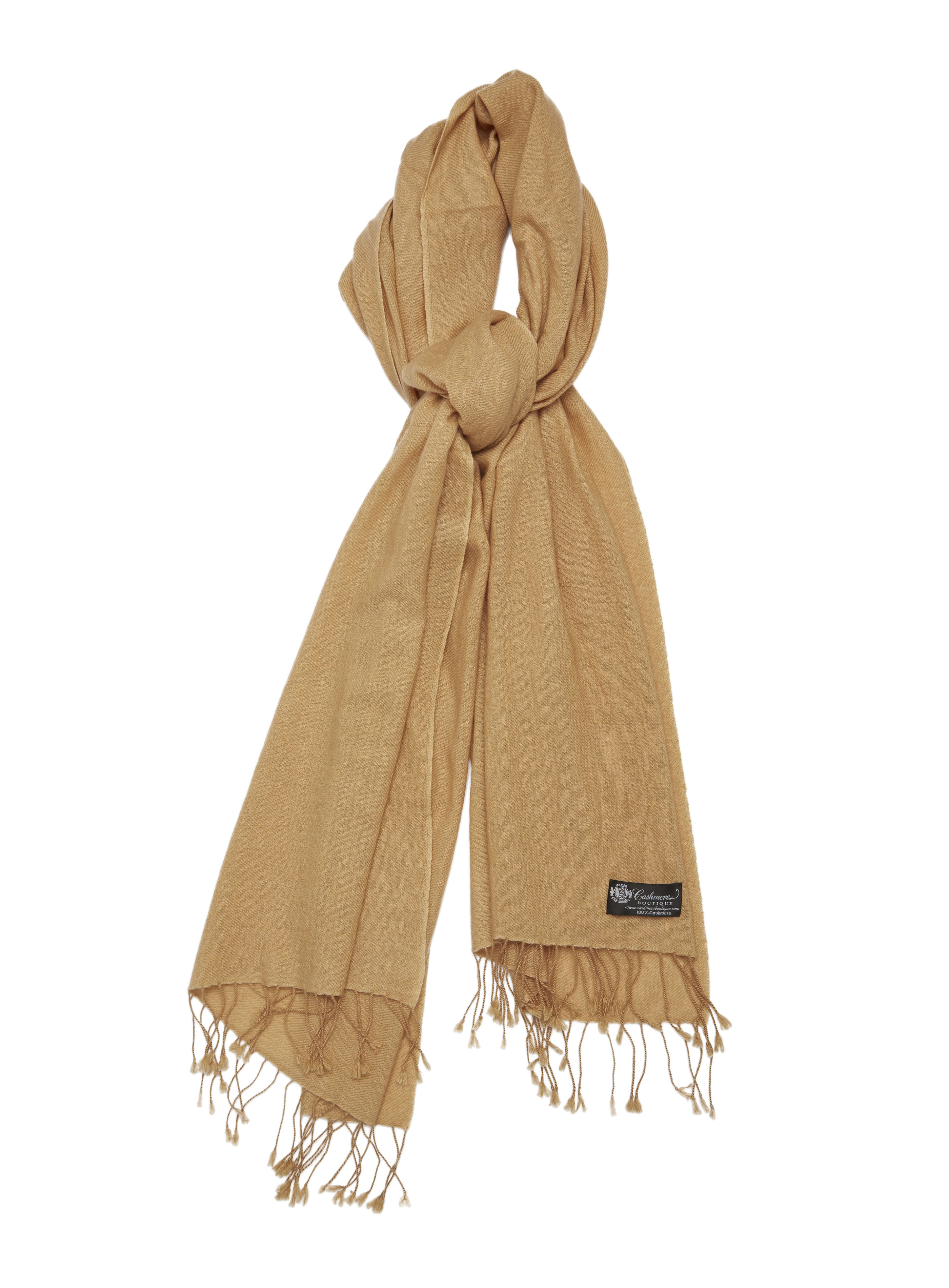 Pure Cashmere Shawl (Camel)