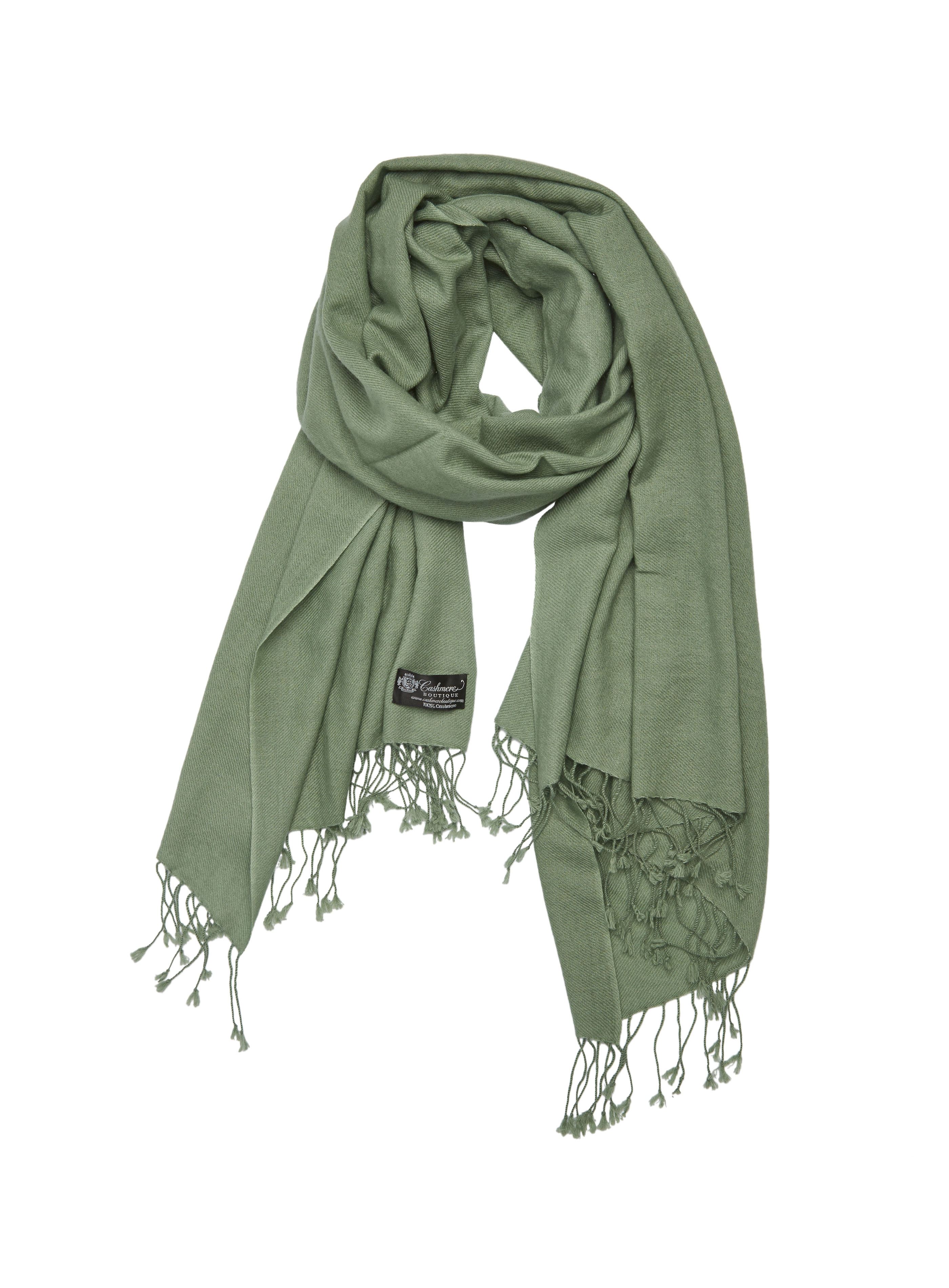 Pure Cashmere Shawl (Sage Green)