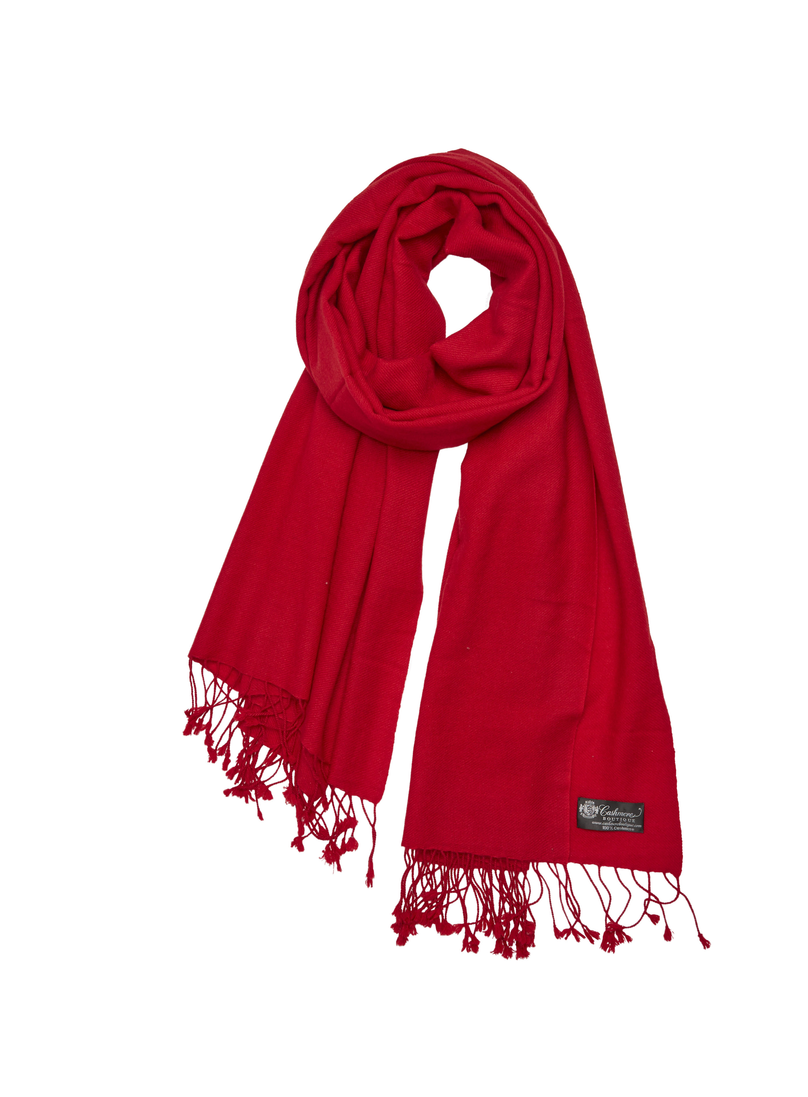 Pure Cashmere Shawl (Crimson)