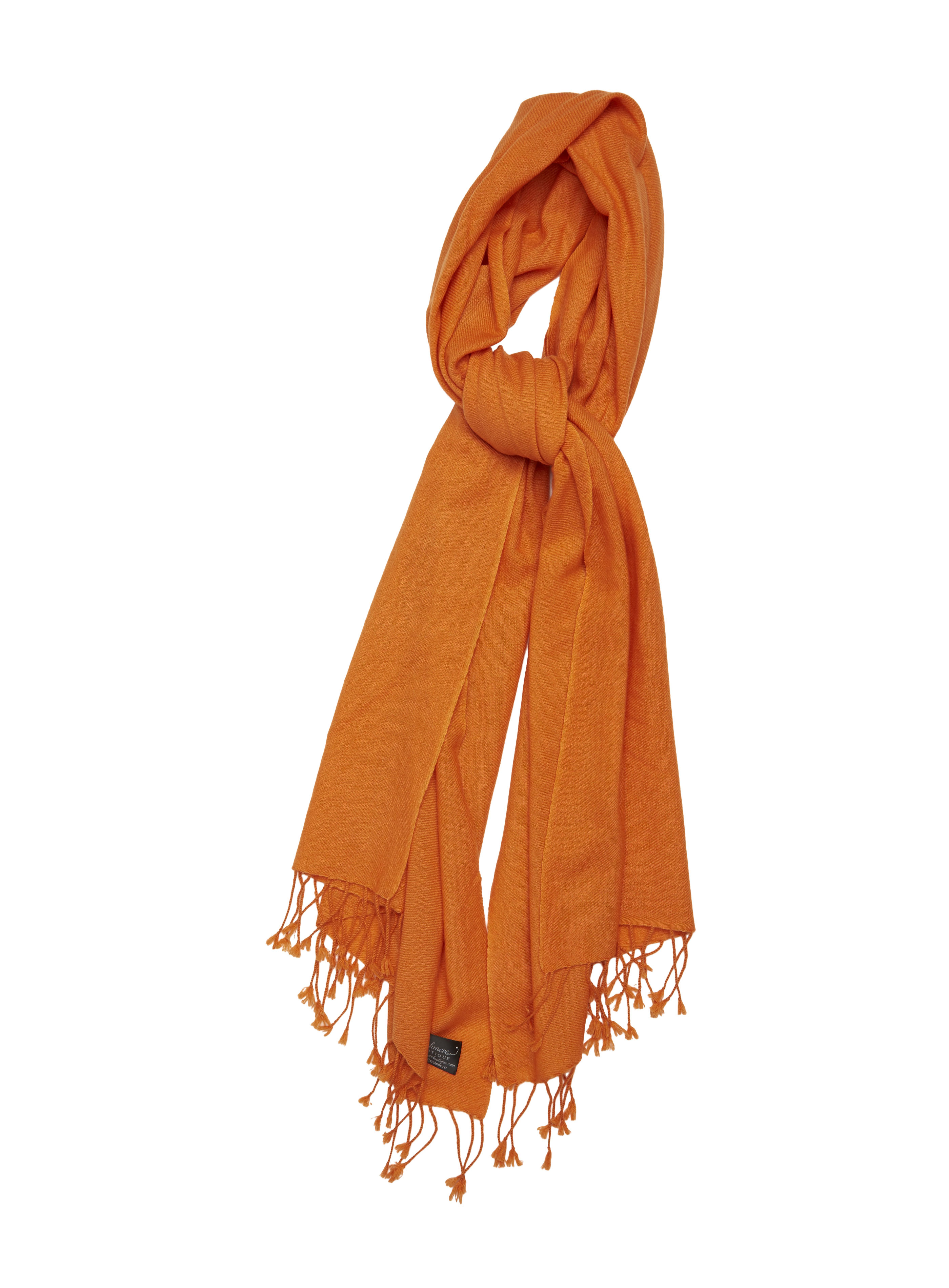 Pure Cashmere Shawl (Burnt Orange)