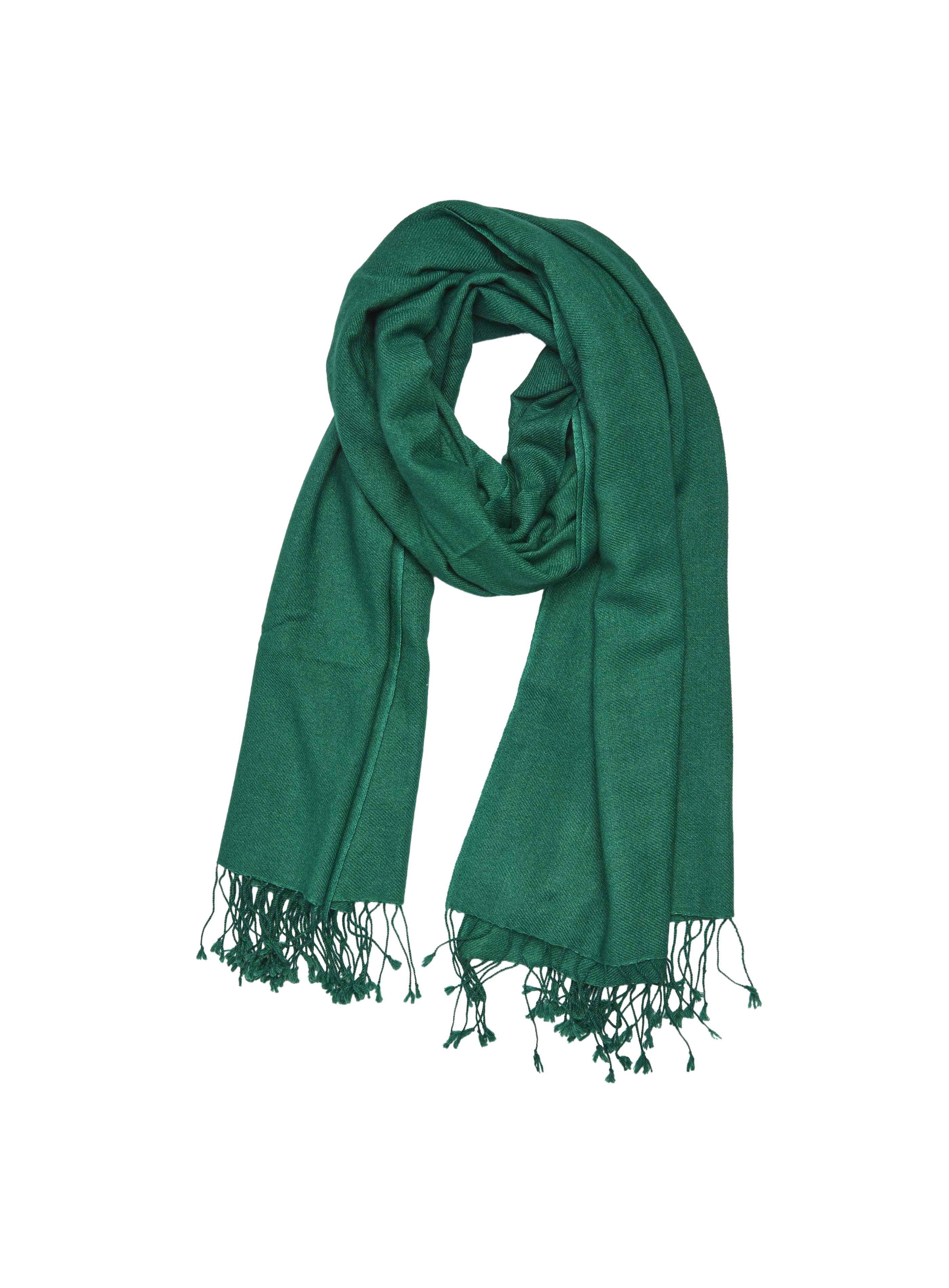 Pure Cashmere Shawl (Bottle Green)