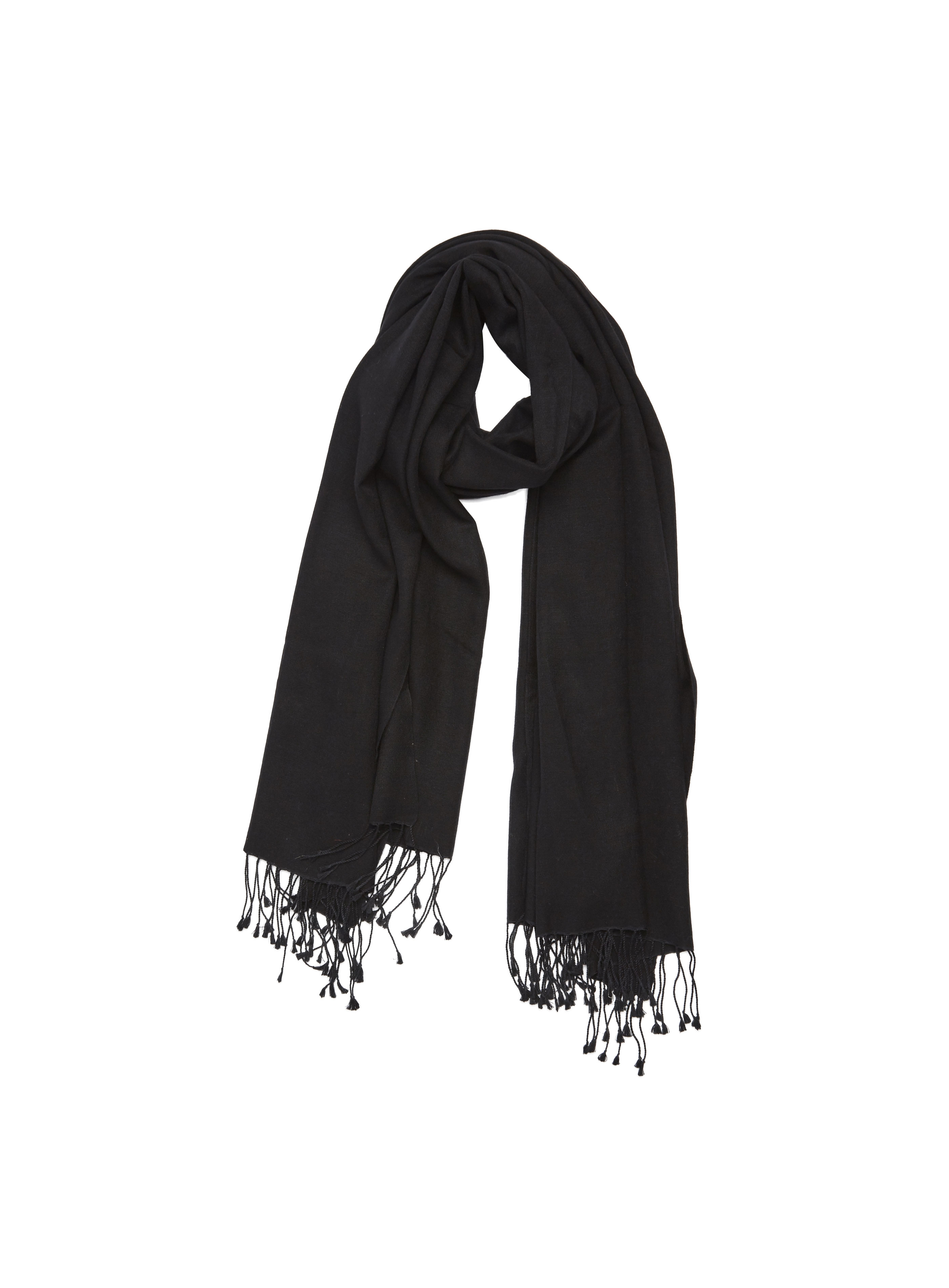 Pure Pashmina Wrap (Black)