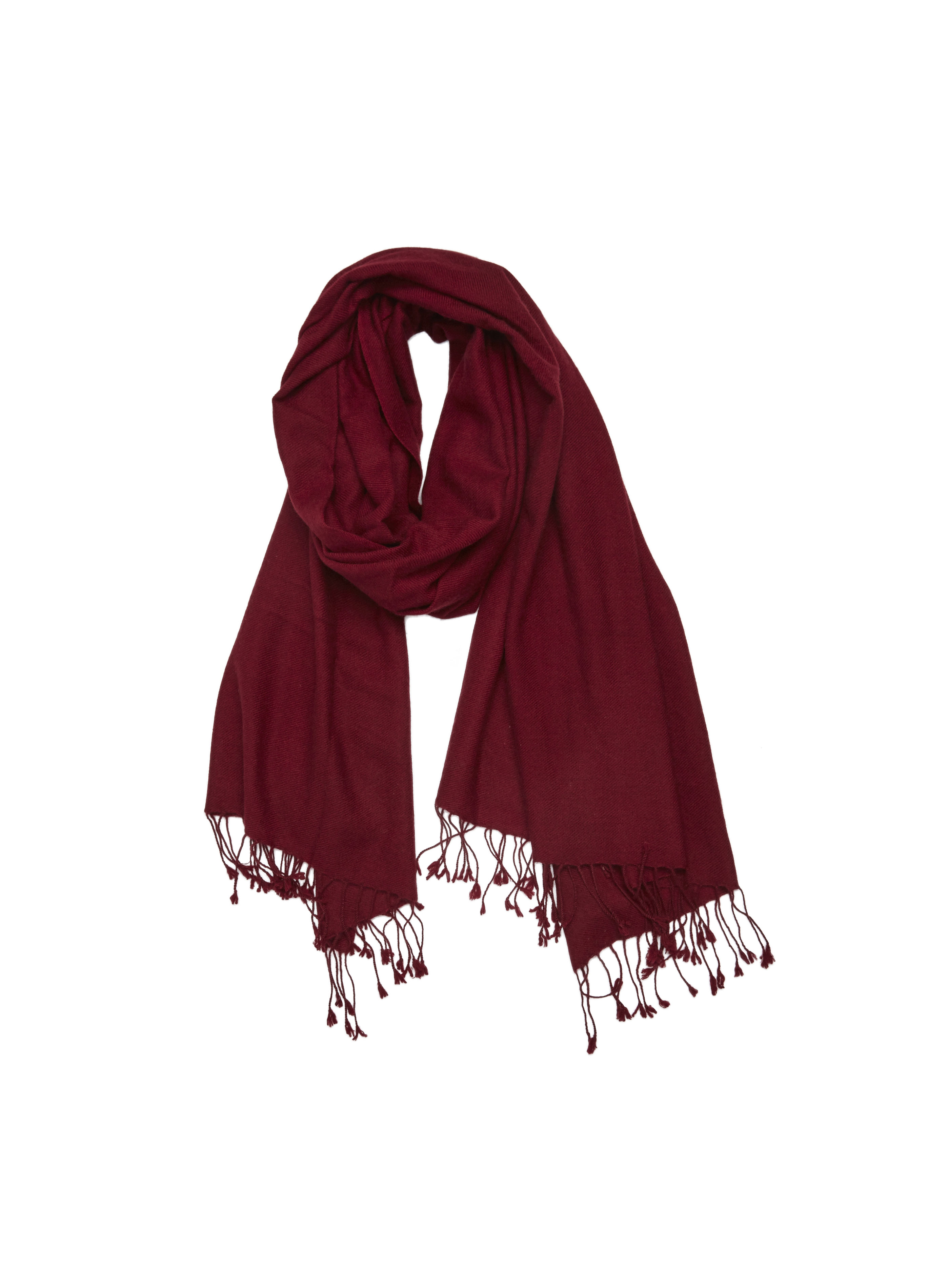 Pure Pashmina Wrap (Burgundy)