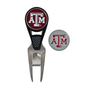 NCAA Repair Tool and Ball Marker 323036-Texas AM Aggies