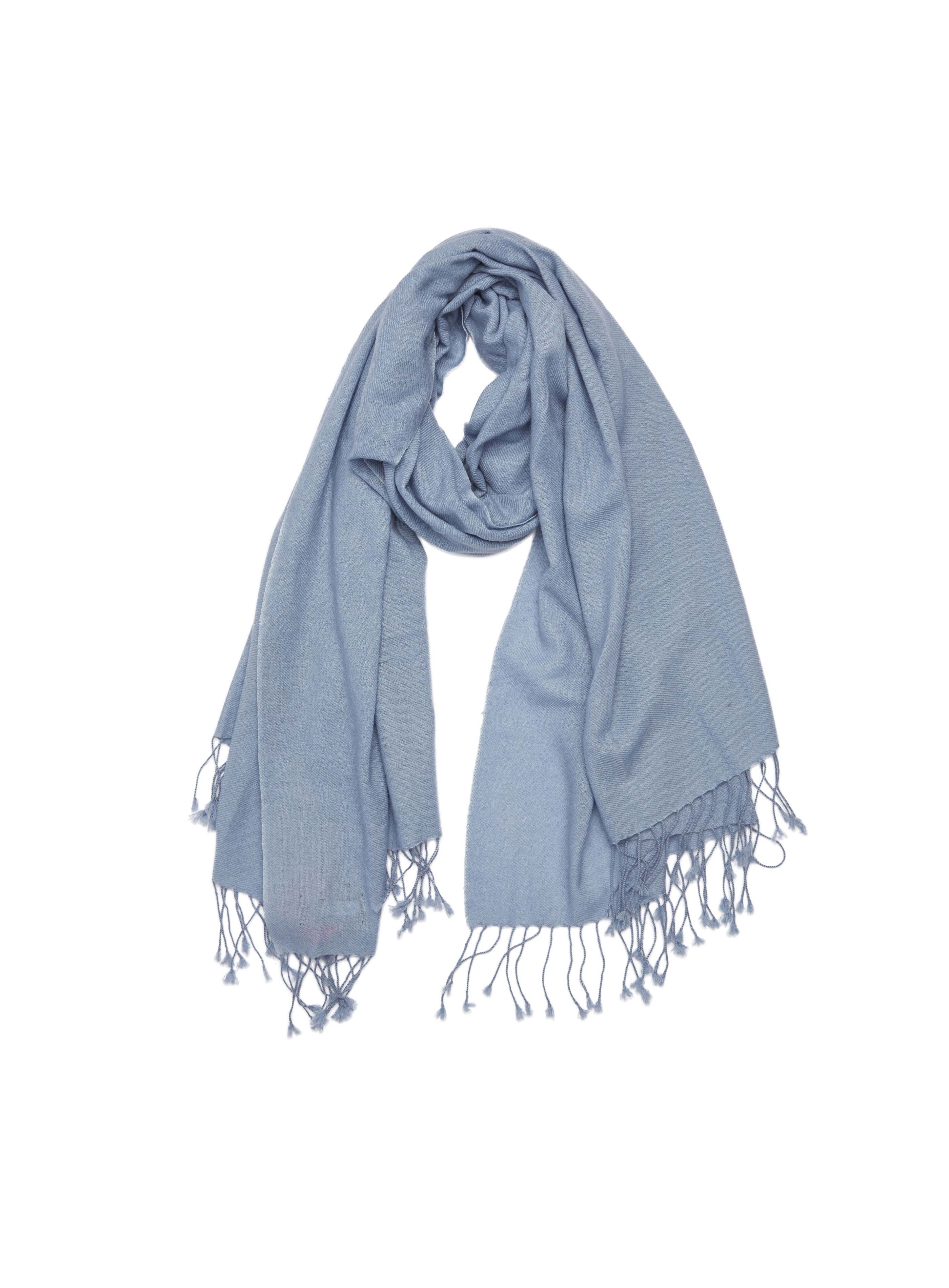 Pure Pashmina Wrap (Silver Blue)