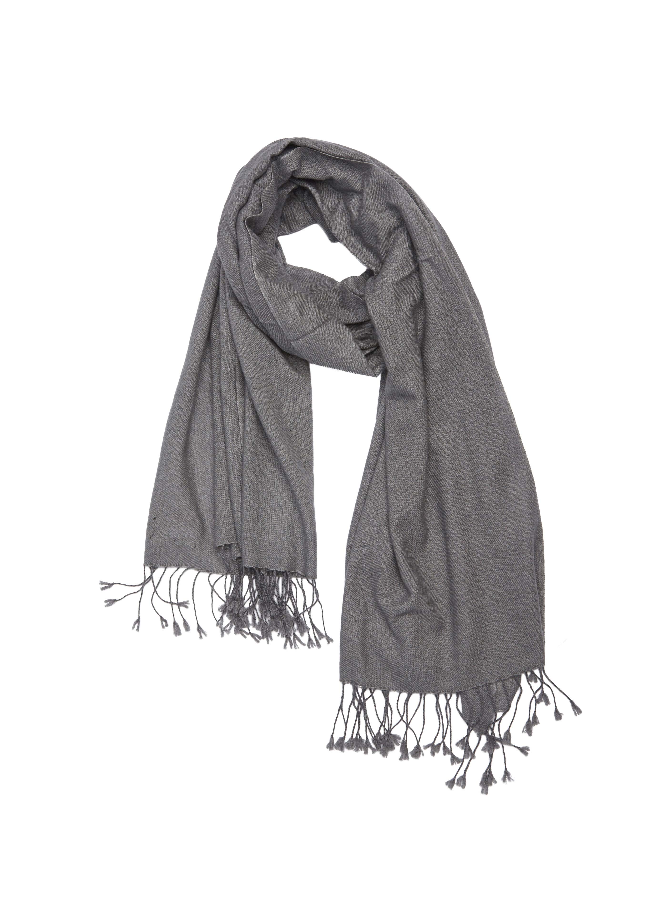 Pure Pashmina Wrap (Faded Pewter)