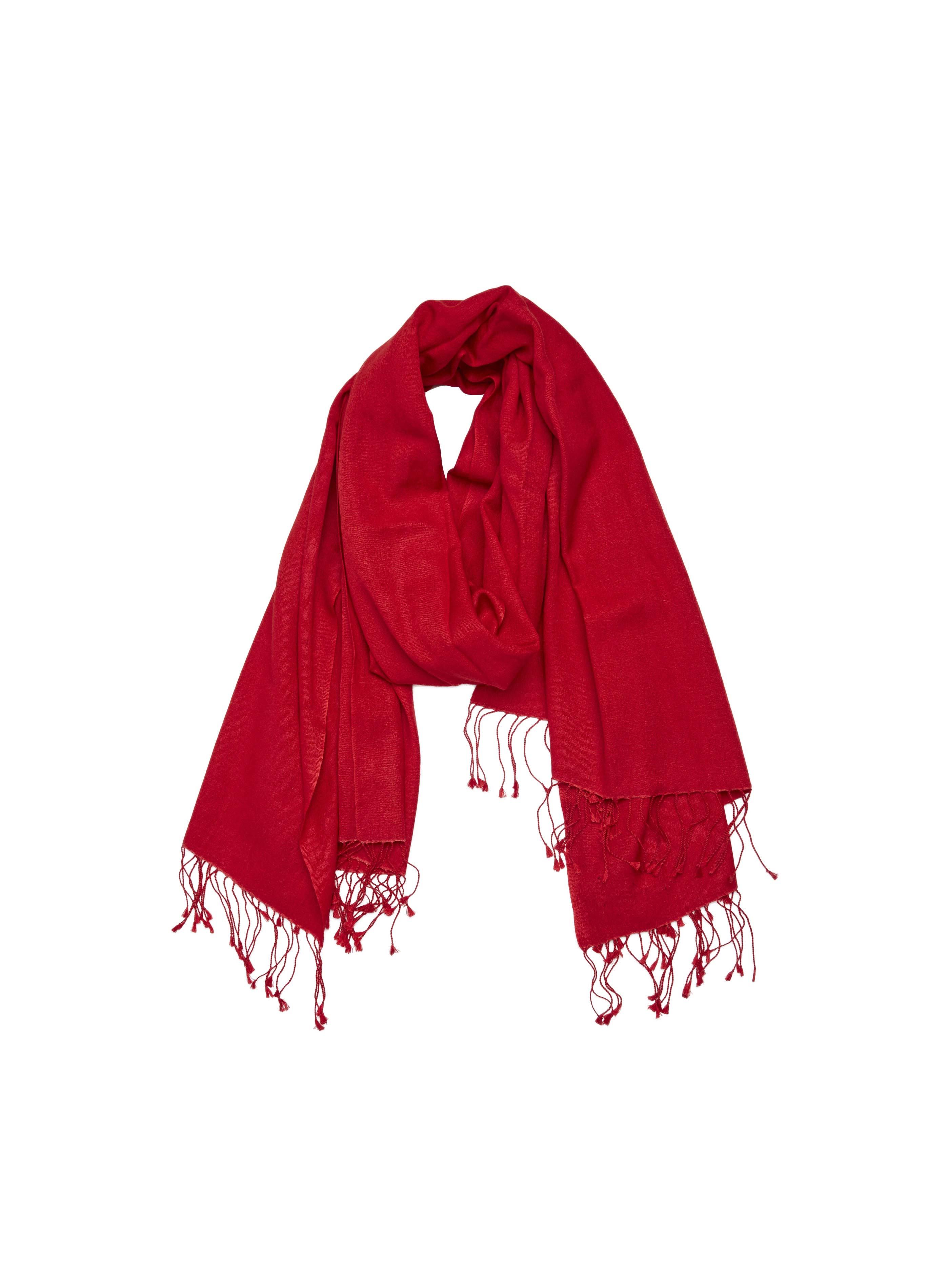 Pure Pashmina Wrap (Crimson)