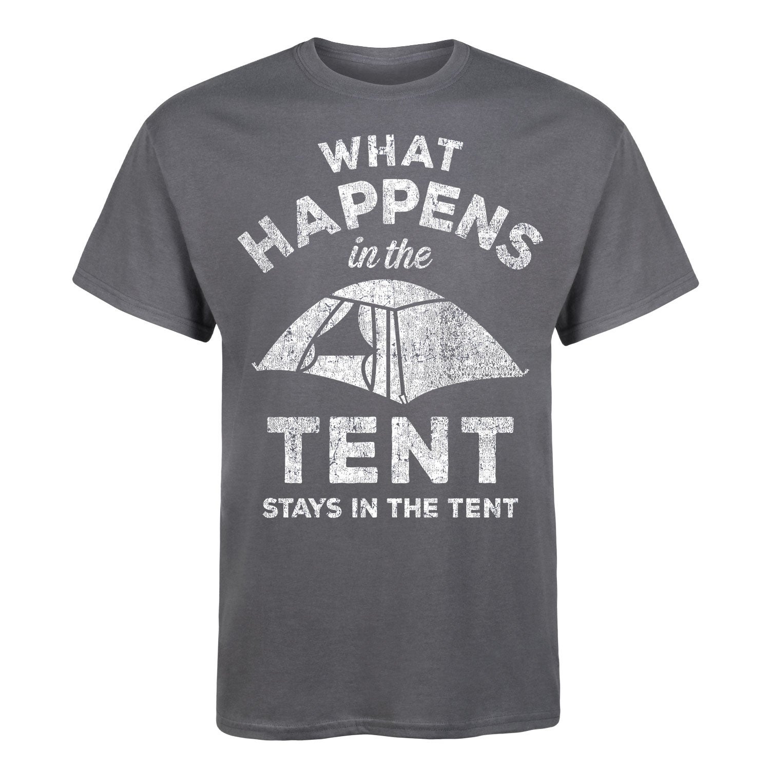 What Happens in The Tent - Adult Short Sleeve Tee