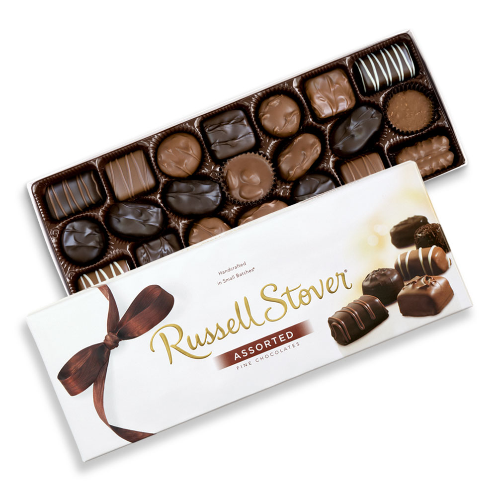 assorted chocolates, 12 oz. box | mixed assorted chocolates | by russell stover