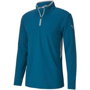 Puma Men\'s Rotation 1/4-Zip Pullover 4003416-Digi Blue  Size md, digi blue