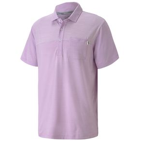 Puma Men\'s Cloudspun Pocket Polo 4003917-Lupine Heather  Size xl, lupine heather