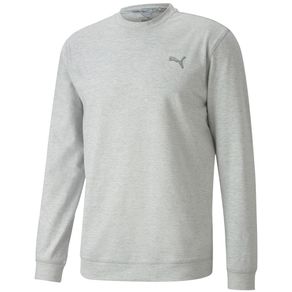 Puma Men\'s Cloudspun Crewneck Pullover 4004176-High Rise Heather  Size 2xl, high rise heather