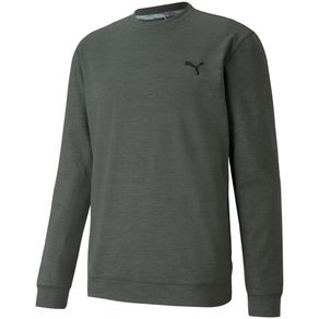 Puma Men\'s Cloudspun Crewneck Pullover 4004183-Thyme Heather  Size 3xl, thyme heather