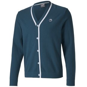 Puma Men\'s King\'s Cardigan Sweater 4005789-Legion Blue  Size sm, legion blue