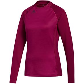 adidas Women\'s COLD.RDY Long Sleeve Mock 4007554-Power Berry  Size xl, power berry