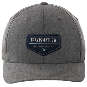 TravisMathew Men\'s Sargo Hat 4009141-Heather Gray Pinstripe  Size sm/md, heather gray pinstripe