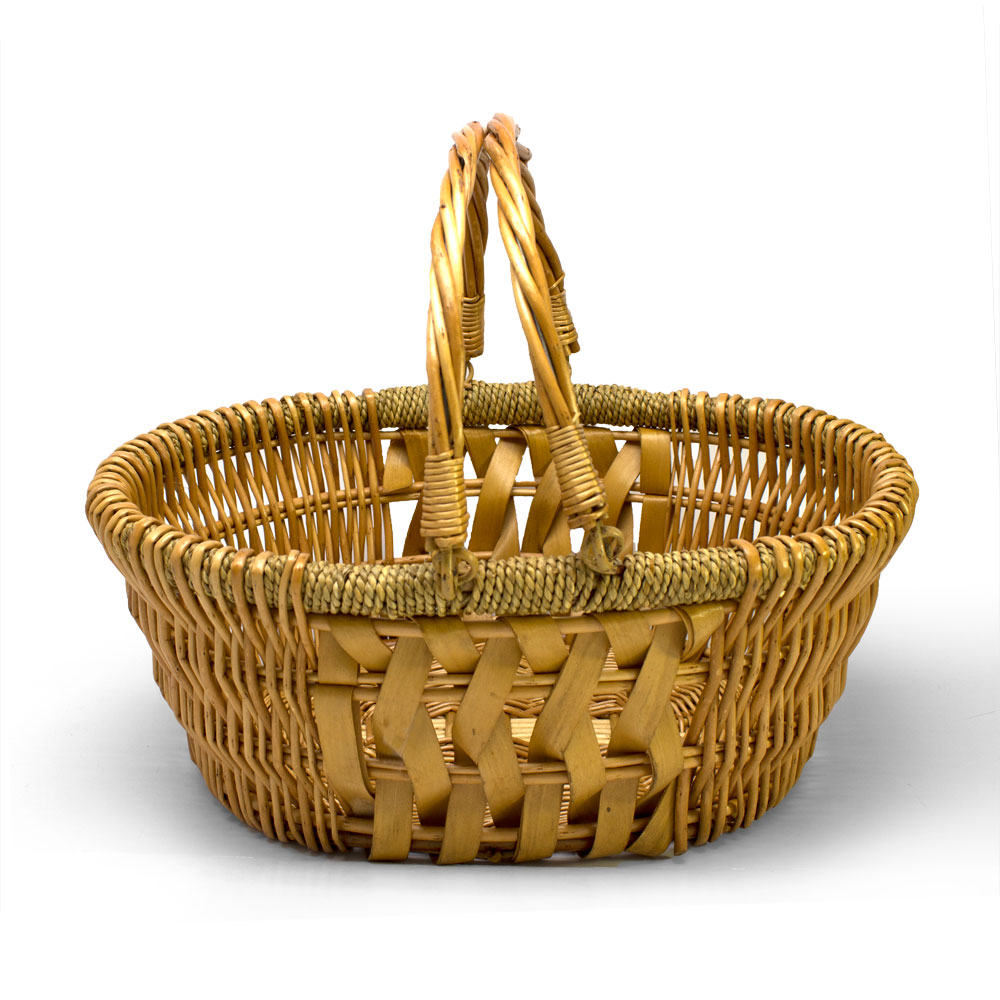 oval bountiful seagrass basket | easter seasonal | chocolates | by russell stover