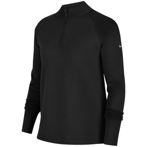 Nike Women\'s Therma Victory Long Sleeve Mid Layer 4010454-Black/Black  Size sm, black/black