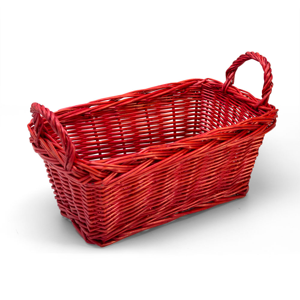 red wicker basket | easter seasonal | chocolates | by russell stover