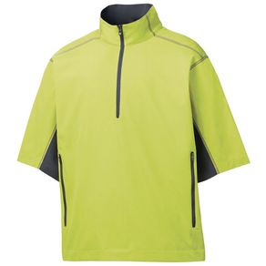 FootJoy Men\'s Short Sleeve Sport Windshirt 4013798-Lime/Charcoal  Size sm, lime/charcoal