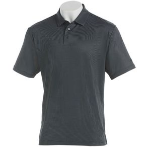 Ben Hogan Men\'s Mini Gingham Printed Polo 4013995-Caviar  Size sm, caviar