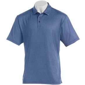 Ben Hogan Men\'s Mini Gingham Printed Polo 4014007-Deep Ultramarine  Size sm, deep ultramarine