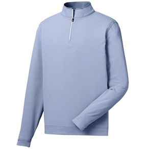 FootJoy Men\'s Lightweight Striped Half Zip Pullover 4015458-Lavender/White  Size md, lavender/white