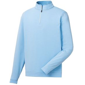 FootJoy Men\'s Lightweight Striped Half Zip Pullover 4015468-Light Blue/White  Size sm, light blue/white