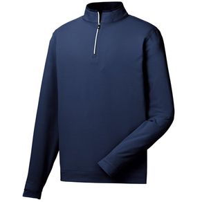 FootJoy Men\'s Lightweight Striped Half Zip Pullover 4015479-Navy/White  Size md, navy/white