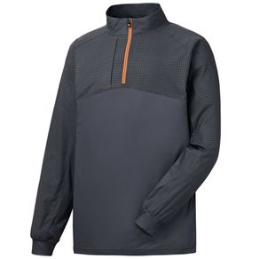 FootJoy Men\'s HyperFlex Pullover 4015690-Charcoal/Black Check  Size sm, charcoal/black check