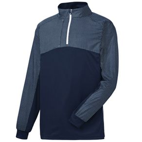 FootJoy Men\'s HyperFlex Pullover 4015695-Navy/GRAY Check  Size sm, navy/gray check