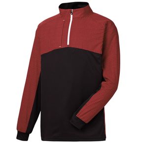 FootJoy Men\'s HyperFlex Pullover 4015700-Black/Red Check  Size sm, black/red check